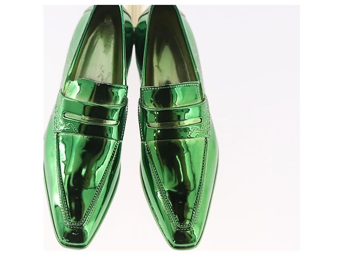 Portachiavi Berluti metallo Green Auth 186358M Verde - vista 4