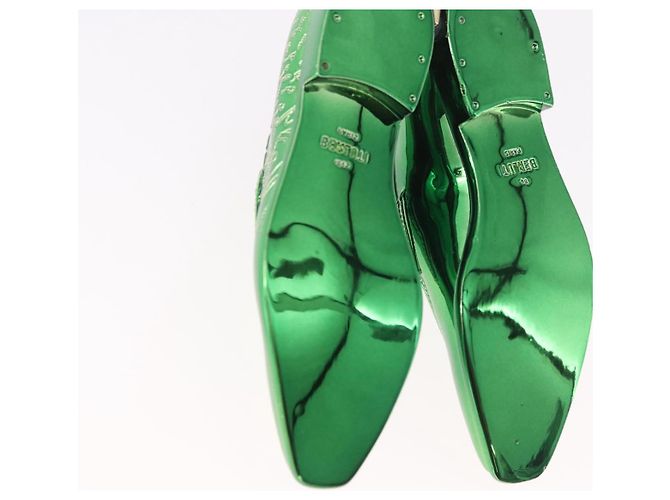 Portachiavi Berluti metallo Green Auth 186358M Verde - vista 7