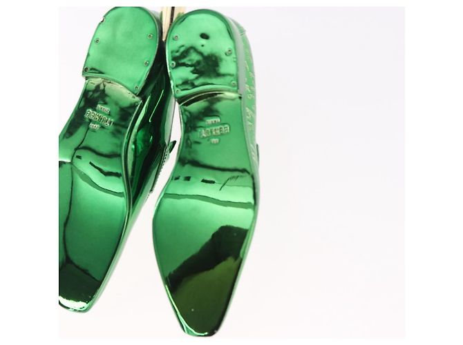 Portachiavi Berluti metallo Green Auth 186358M Verde - vista 8