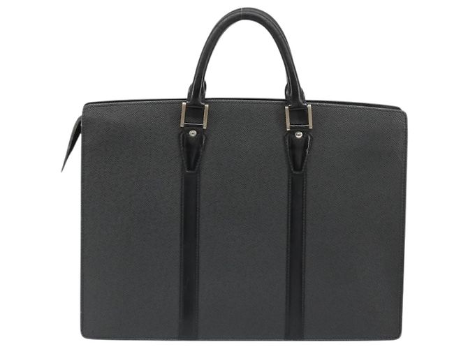 LOUIS VUITTON Taiga Porte Documents Rozan Bag Ardoise M30052 LV Auth ka4757 Grigio - vista 2