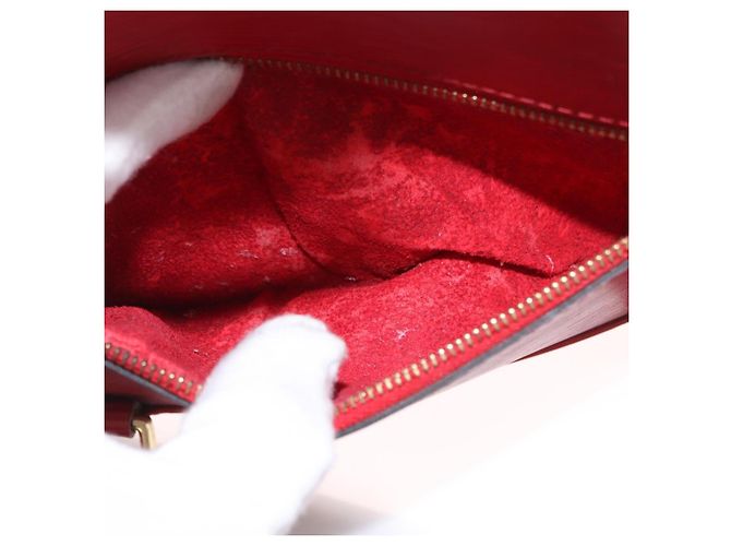 Zaino LOUIS VUITTON Epi Mabillon Rosso Castilian M52237 LV Auth 187537 - vista 10