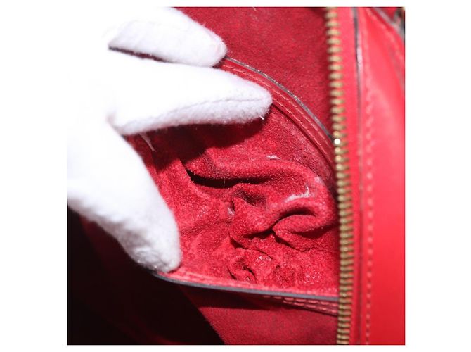 Zaino LOUIS VUITTON Epi Mabillon Rosso Castilian M52237 LV Auth 187537 - vista 11