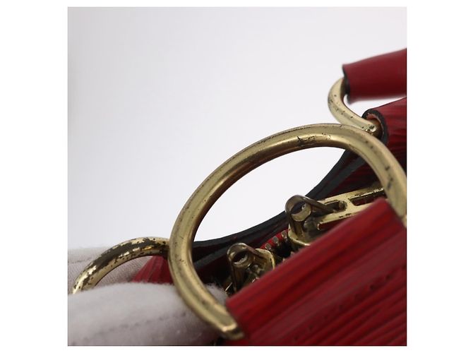 Zaino LOUIS VUITTON Epi Mabillon Rosso Castilian M52237 LV Auth 187537 - vista 14