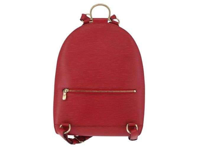 Zaino LOUIS VUITTON Epi Mabillon Rosso Castilian M52237 LV Auth 187537 - vista 2
