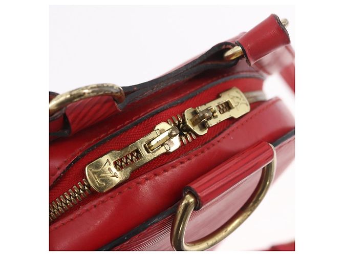 Zaino LOUIS VUITTON Epi Mabillon Rosso Castilian M52237 LV Auth 187537 - vista 21