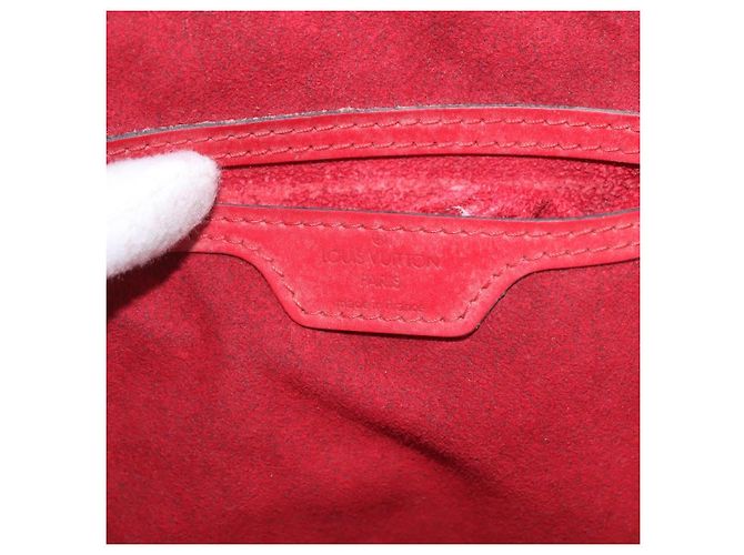 Zaino LOUIS VUITTON Epi Mabillon Rosso Castilian M52237 LV Auth 187537 - vista 22