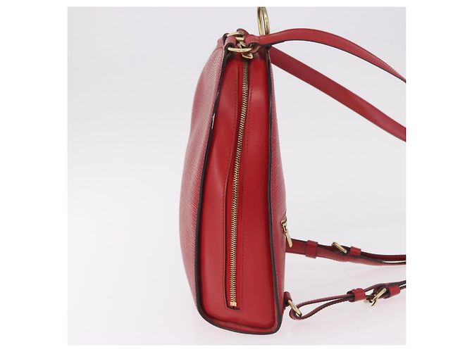 Zaino LOUIS VUITTON Epi Mabillon Rosso Castilian M52237 LV Auth 187537 - vista 3