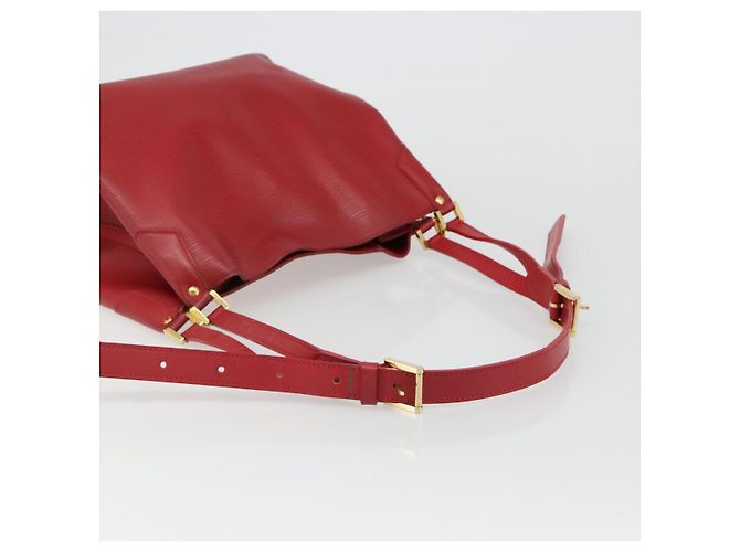 Borsa a Spalla LOUIS VUITTON Epi Mandala MM Rosso M5889E LV Auth 185529 - vista 8