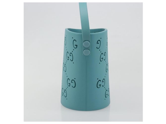 Borsa a mano per bambini GUCCI in gomma Blu Turchese 723051 Auth 185604M - vista 4
