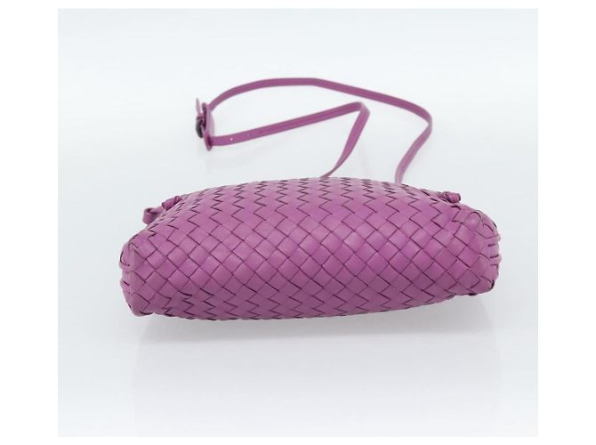 Borsa a Spalla BOTTEGA VENETA INTRECCIATO in Pelle Viola Auth 187568A Porpora - vista 10