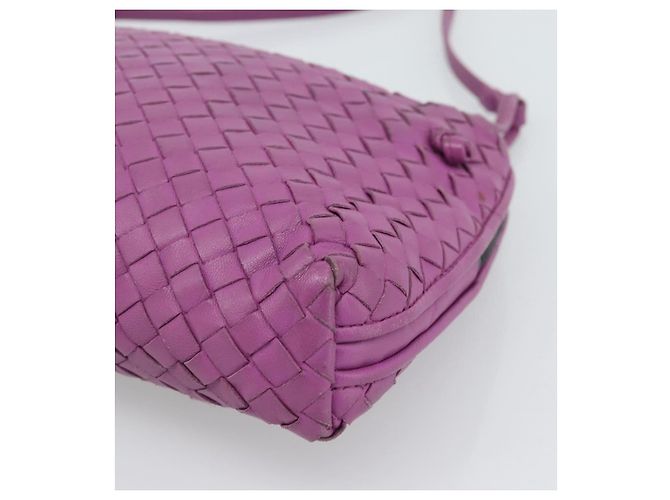 Borsa a Spalla BOTTEGA VENETA INTRECCIATO in Pelle Viola Auth 187568A Porpora - vista 11