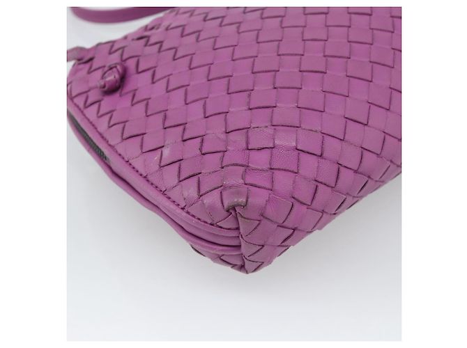 Borsa a Spalla BOTTEGA VENETA INTRECCIATO in Pelle Viola Auth 187568A Porpora - vista 14