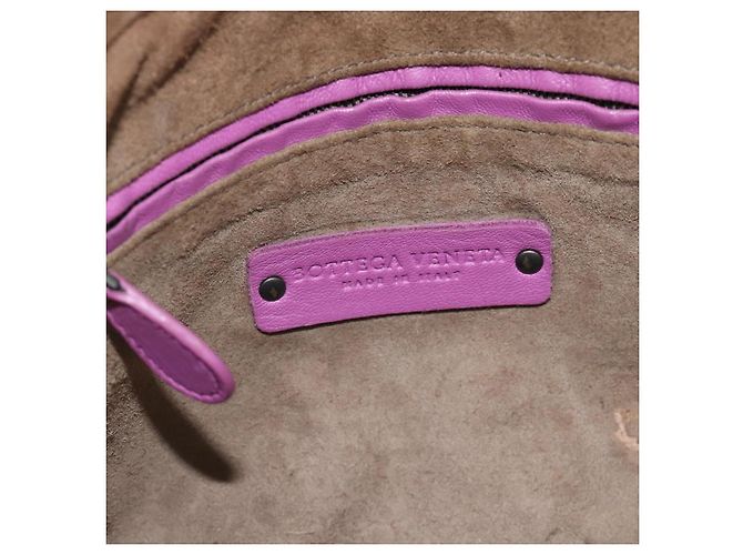 Borsa a Spalla BOTTEGA VENETA INTRECCIATO in Pelle Viola Auth 187568A Porpora - vista 16