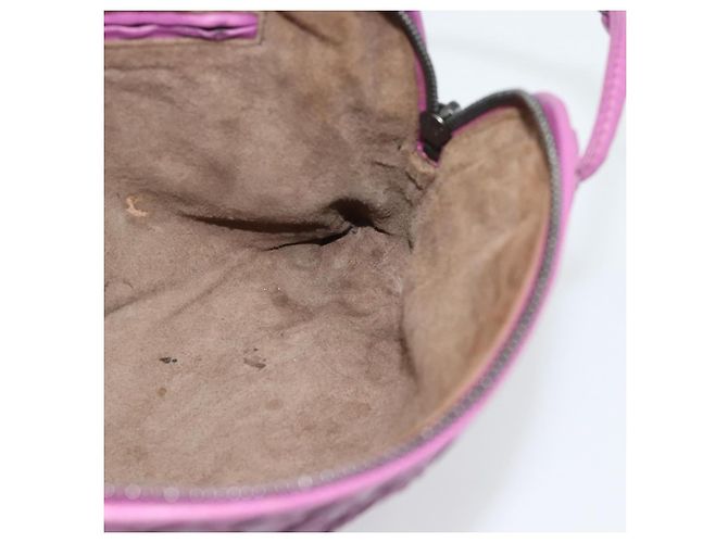 Borsa a Spalla BOTTEGA VENETA INTRECCIATO in Pelle Viola Auth 187568A Porpora - vista 18