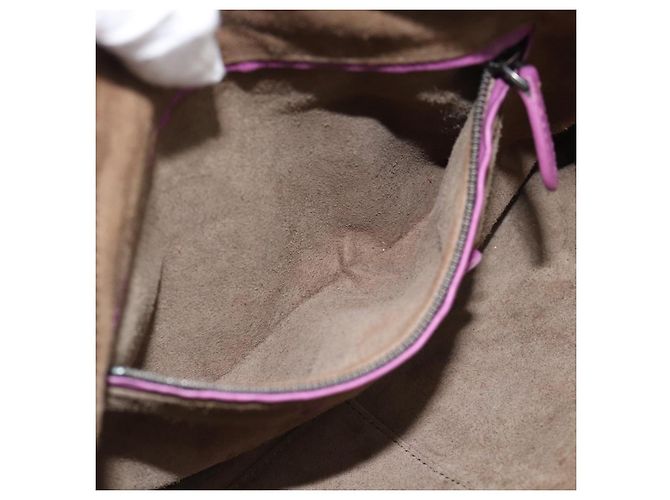 Borsa a Spalla BOTTEGA VENETA INTRECCIATO in Pelle Viola Auth 187568A Porpora - vista 22