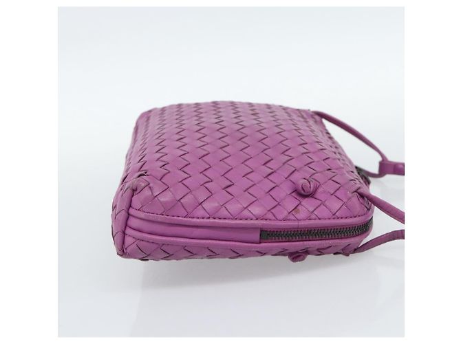 Borsa a Spalla BOTTEGA VENETA INTRECCIATO in Pelle Viola Auth 187568A Porpora - vista 5