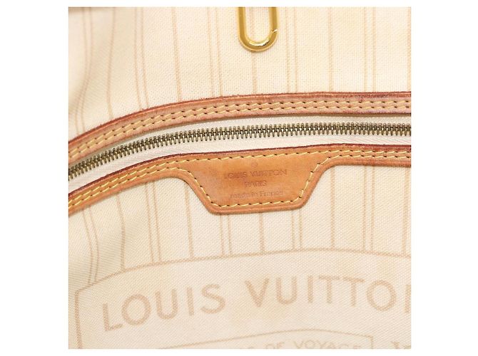 LOUIS VUITTON Damier Azur Neverfull MM Tote Bag N41605 LV Auth ka4805 - vista 10