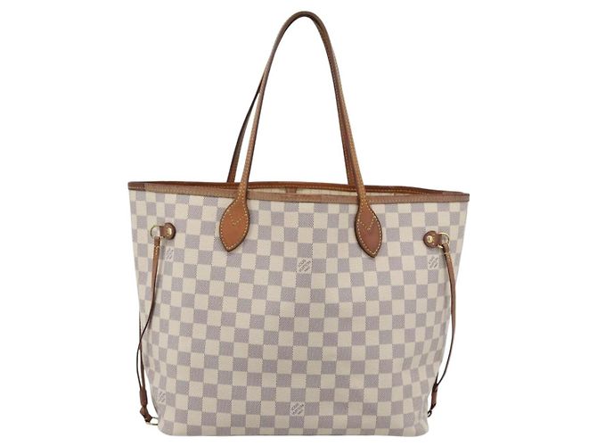 LOUIS VUITTON Damier Azur Neverfull MM Tote Bag N41605 LV Auth ka4805 - vista 13