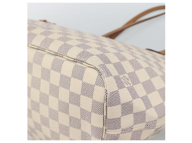 LOUIS VUITTON Damier Azur Neverfull MM Tote Bag N41605 LV Auth ka4805 - vista 15