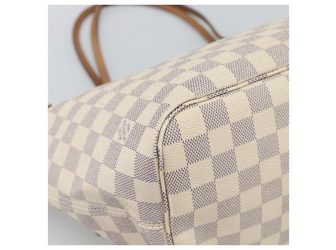 LOUIS VUITTON Damier Azur Neverfull MM Tote Bag N41605 LV Auth ka4805 - vista 16