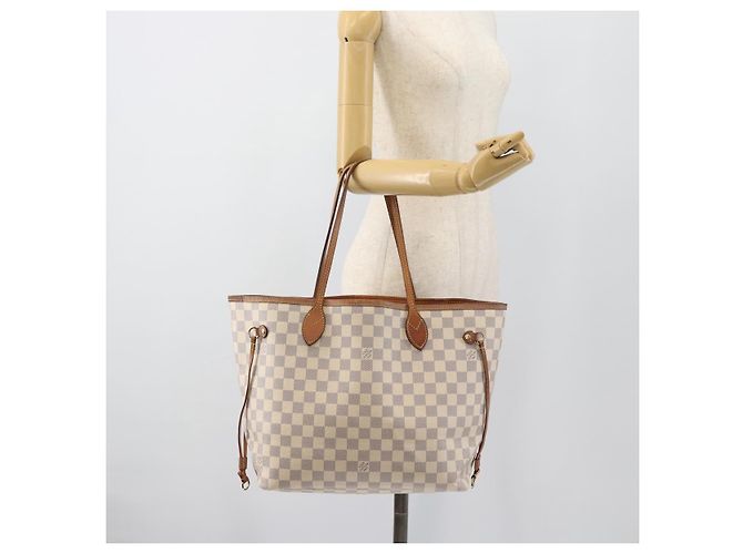 LOUIS VUITTON Damier Azur Neverfull MM Tote Bag N41605 LV Auth ka4805 - vista 21