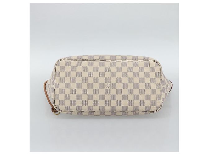 LOUIS VUITTON Damier Azur Neverfull MM Tote Bag N41605 LV Auth ka4805 - vista 5