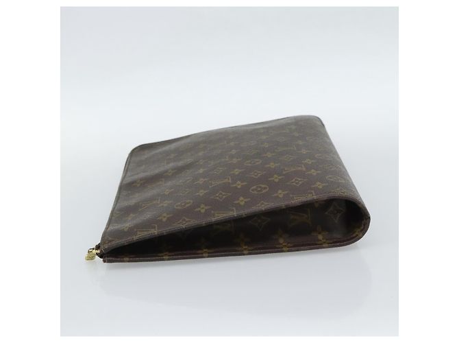 LOUIS VUITTON Monogram Posh Documents Briefcase M53457 LV Auth 187665 Monogramma - vista 3