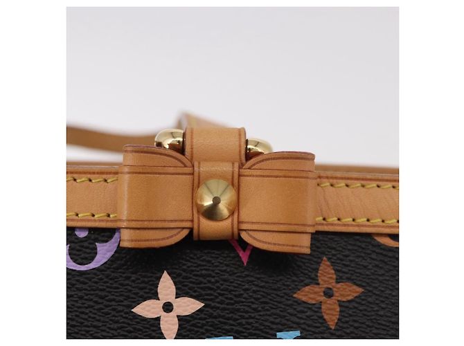 Borsa Tote LOUIS VUITTON Multicolor Shirley MM Nera M93213 LV Auth 186256SAV Nero - vista 16