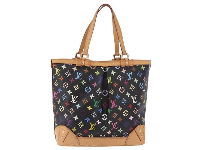 Borsa Tote LOUIS VUITTON Multicolor Shirley MM Nera M93213 LV Auth 186256SAV Nero - vista 2