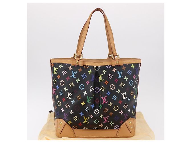 Borsa Tote LOUIS VUITTON Multicolor Shirley MM Nera M93213 LV Auth 186256SAV Nero - vista 25