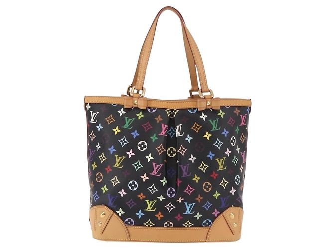 Borsa Tote LOUIS VUITTON Multicolor Shirley MM Nera M93213 LV Auth 186256SAV Nero - vista 3