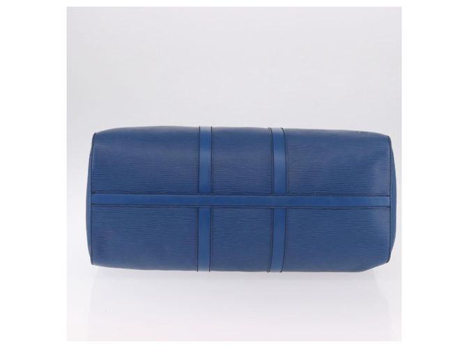 LOUIS VUITTON Epi Keepall 45 Boston Bag Blue M42975 LV Auth 184611 - vista 9