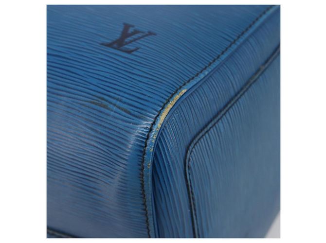 LOUIS VUITTON Epi Speedy 35 Hand Bag Toledo Blue M42995 LV Auth 183445 - vista 10