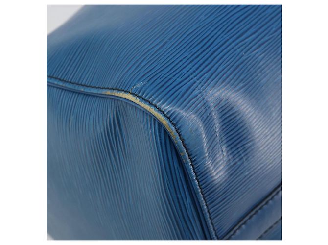 LOUIS VUITTON Epi Speedy 35 Hand Bag Toledo Blue M42995 LV Auth 183445 - vista 11