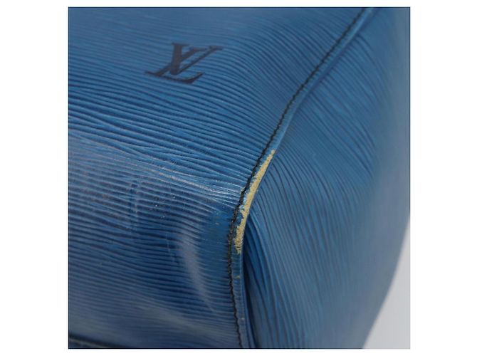 LOUIS VUITTON Epi Speedy 35 Hand Bag Toledo Blue M42995 LV Auth 183445 - vista 12