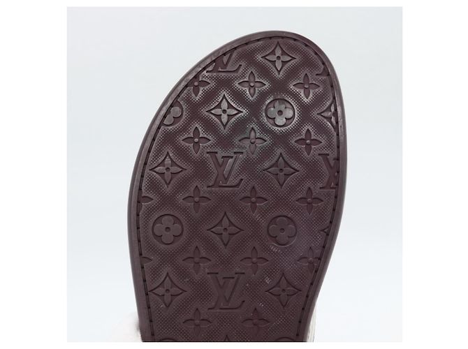 Sandali LOUIS VUITTON Monogram Purple LV Auth 186233M Porpora - vista 15