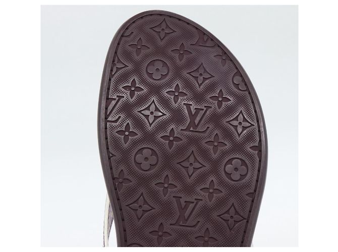 Sandali LOUIS VUITTON Monogram Purple LV Auth 186233M Porpora - vista 8