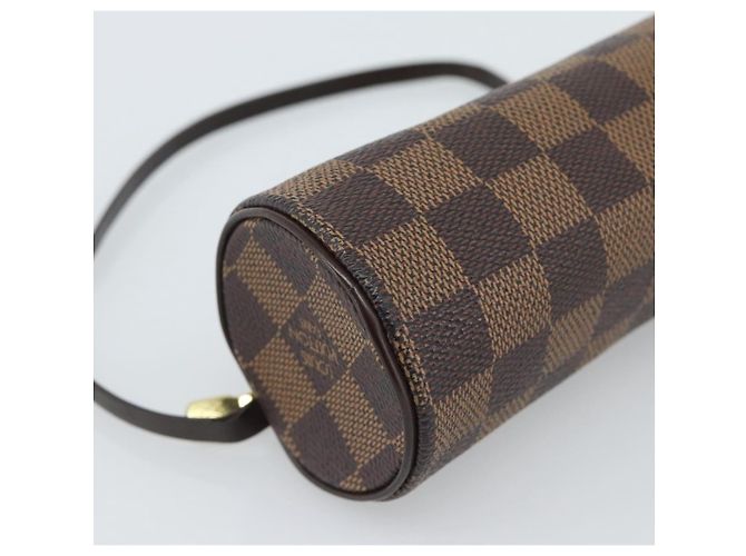 LOUIS VUITTON Pouch Papillon Damier Ebene Auth LV 187564 - vista 15