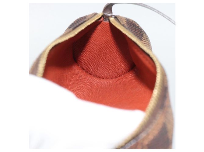 LOUIS VUITTON Pouch Papillon Damier Ebene Auth LV 187564 - vista 19