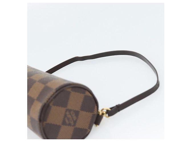 LOUIS VUITTON Pouch Papillon Damier Ebene Auth LV 187564 - vista 8