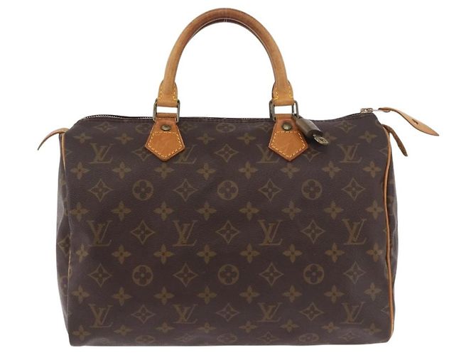 LOUIS VUITTON Borsa Monogram Speedy 30 M41526 LV Auth 186218A Monogramma - vista 2