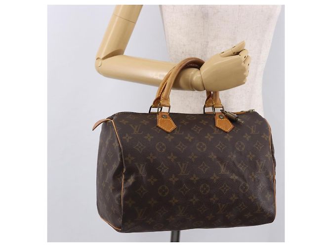 LOUIS VUITTON Borsa Monogram Speedy 30 M41526 LV Auth 186218A Monogramma - vista 22