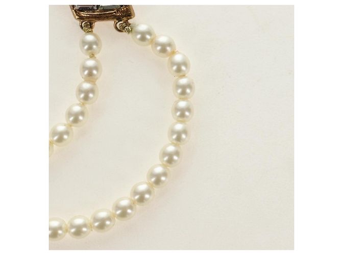 Spilla CHANEL metallo Gold Tone CC Auth 185416SM - vista 6