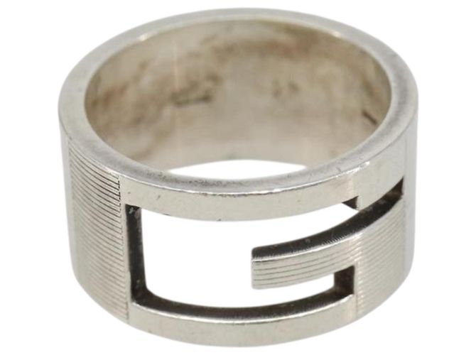 GUCCI icon Ring Metall Silber Auth SW2360V - Ansicht 2