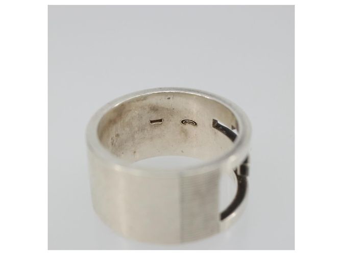 GUCCI icon Ring Metall Silber Auth SW2360V - Ansicht 6