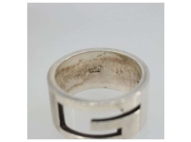 GUCCI icon Ring Metall Silber Auth SW2360V - Ansicht 8