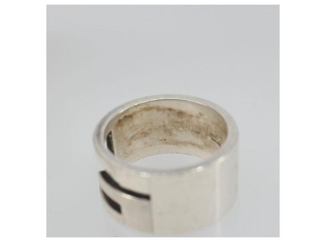 GUCCI icon Ring Metall Silber Auth SW2360V - Ansicht 9