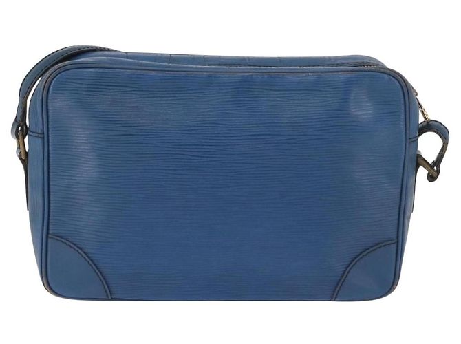 LOUIS VUITTON Epi Trocadero 27 Shoulder Bag Blue M52315 LV Auth 187579 Bleu - vue 2