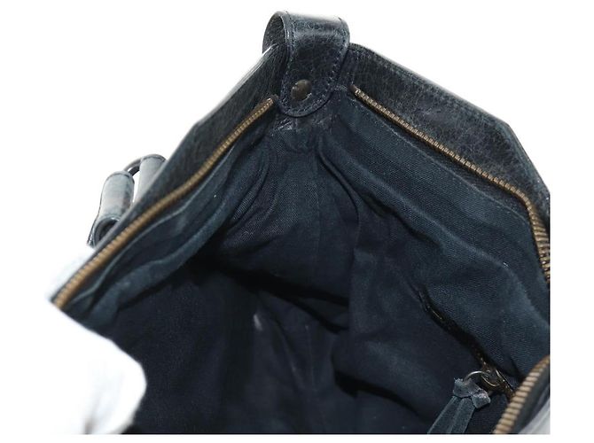 BALENCIAGA Borsa The First in Pelle 2way Navy 103208 Auth 185338M Blu navy - vista 23