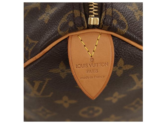 LOUIS VUITTON Borsa Monogram Speedy 25 M41528 LV Auth am11878SV Monogramma - vista 14